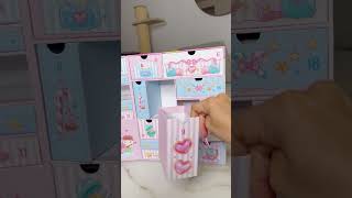 YesStyle advent calendar 🎀  unboxing unbox unboxingasmr yesstyle asmr asmrsounds [upl. by Ella]