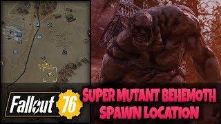 How To Find a Super Mutant Behmoth Spawn Location in Fallout 76 [upl. by Addi]