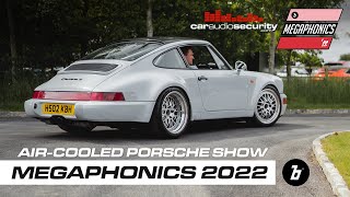 Aircooled Porsche show Boxengasse Megaphonics  Car Audio amp Security [upl. by Agnew317]