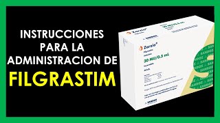 FILGRASTIM para que sirve y que es la filgrastim filgrastim como aplicar [upl. by Preiser]