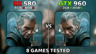 GTX 960 2GB vs RX 580 8GB in 2014 to 2023🔥  Worth Upgrading 960 2G to 580 8G [upl. by Whittaker]