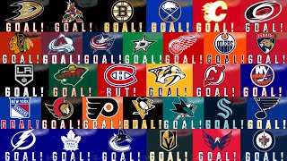 All 32 NHL Goal Horns 2022 [upl. by Gnart]