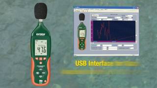 Extech HD600 Datalogging Sound Level Meter [upl. by Alyakem]