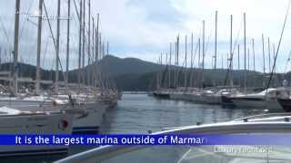 Marti Marina in Orhaniye on the Bozburun Peninsula [upl. by Feodor]