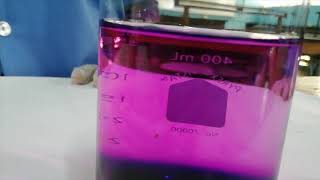 Diffusion of Potassium Permanganate in Water [upl. by Siouxie]