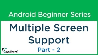 39 Android Tutorial Multiple Screen Support  2 Make Your Android App Part  6 [upl. by Samid]