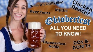 OKTOBERFEST explained by a Munich Native Everything you need to know  Feli from Germany [upl. by Nylasor560]