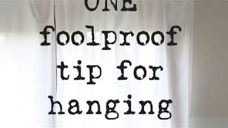 How to hang curtain rods [upl. by Ark]