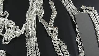 925 Silver Miami Cuban Link Cuban Link amp Curb Link Chains From Italy [upl. by Katherin]