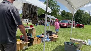 Sneak Peak Selling At The Highway 127 Yard Sale Crossville TN 2021 [upl. by Hegyera]