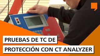 Pruebas de TC de protección con CT Analyzer [upl. by Vittoria]