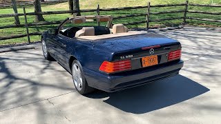 Manually Lower or Raise a R129 Mercedes SL Soft Top  Hardtop [upl. by Dynah469]