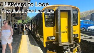 Liskeard to Looe First to on the Looe Line GWR [upl. by Adnolrehs751]