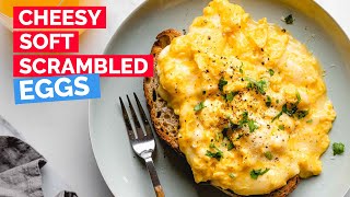 Cheesy Scrambled Eggs Recipe [upl. by Nima]