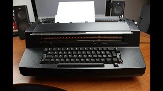 IBM Selectric typewriter review  and how it works [upl. by Gardener432]