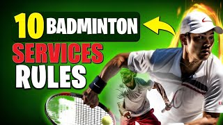 Badminton Facts  10 Service Rules in Badminton in 2024 [upl. by Salomo]