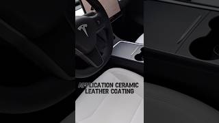 Application Ceramic Leather Coating auto automobile autodetailer ceramic coating luxury [upl. by Randee744]