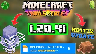 Minecraft PE 12041 Official Version Released  Minecraft 12041 Latest Update [upl. by Arinayed519]