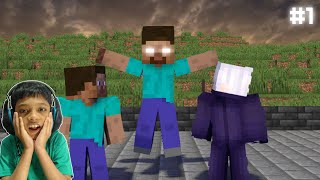 HEROBRINE came in my MINECRAFT WORLD to DEFEAT me [upl. by Fassold416]