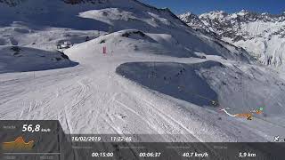 Pista Ventina Cervinia 2019 in 4K [upl. by Eihcir]