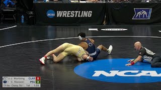 174lbs Carter Starocci Penn State vs John Worthing Clarion [upl. by Launcelot]