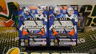 2023 Prizm Football Retail Blaster Box Opening Orange Disco Parallels [upl. by Aremus]