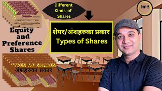 Equity and Preference Shares  Types of Shares  शेयरअंशहरुका प्रकार  Different Types of Shares [upl. by Haisi]