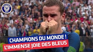 Coupe du monde  la joie des Bleus après la victoire [upl. by Knox]