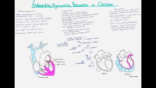 Endocarditis Myocarditis amp Pericarditis in Children cardiac tamponade [upl. by Nodearb]