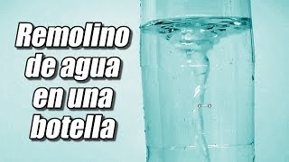 DIY REMOLINO de AGUA en una BOTELLA  cómo se hace  MANUALIDADES RECICLAJE  Te Digo Cómo [upl. by Nomrej]