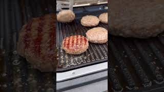 Ninja Woodfire BBQ beef burger shorts recipe [upl. by Halyahs51]