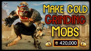 Make Gold Grinding Mobs New World Aeternum [upl. by Lalla355]