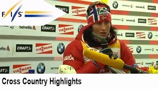 Press conference highlights skiathlon ladies Rybinsk [upl. by Enelaj]