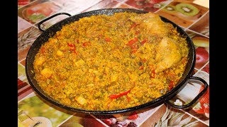 Paella De Pollo Casera Con Verduras Recetas De Cocina [upl. by Massie]