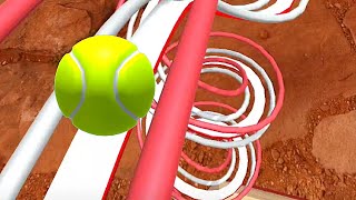 Ball Games ROLLING BALLS 3D SKY RACE 🌈 Gameplay Android iOS 14 [upl. by Nikolaus302]