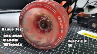 BackFire G2 Black  Range test 105MM Cloud Wheels 2022 [upl. by Mathew563]