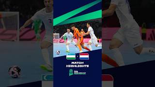 HIGHLIGHTS Uzbekistan vs Netherlands Futsal World Cup [upl. by Eesyak]