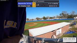 Mandeville Varsity  St Charles Catholic 20240223 [upl. by Noletta]