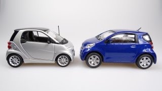 The Smart Fortwo vs the Toyota IQ 2012 Video [upl. by Eenehs858]