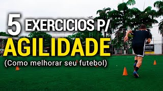 Treino de agilidade e mudança de direção  5 exercícios para melhorar o seu futebol [upl. by Aivyls]