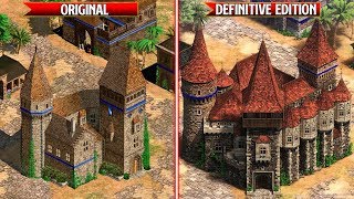 Age of Empires 2 Definitive Edition  All Wonders Comparison  Original vs Remaster [upl. by Johnny712]