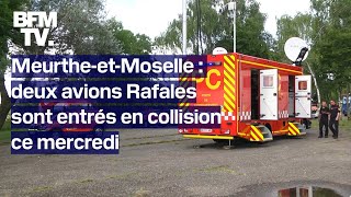 MeurtheetMoselle ce que lon sait de la collision entre deux avions Rafale [upl. by Millian]