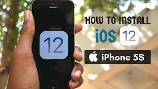 How to install iOS 12 on the iPhone 5S or any iOS Device  Tutorial [upl. by Htnnek]