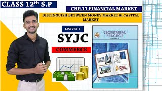 Chapter 11 FINANCIAL MARKETDISTINGUISH BETWEEN MONEY Vs CAPITAL MARKET New Syllabus SP Class 12th [upl. by Znieh]