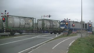 Spoorwegovergang Coevorden  Dutch railroad crossing Special Edit [upl. by Nylrebmik]