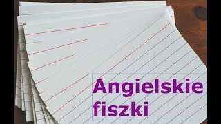 Angielskie fiszki jak je zrobić Na co uważać [upl. by Nysilla]