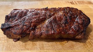 Low and Slow Pork Steaks on a Weber Kettle Easy BBQ [upl. by Horton]