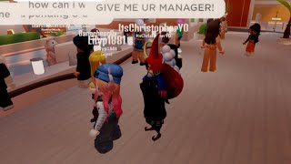 Cafe trolling 😂roblox [upl. by Notlad891]