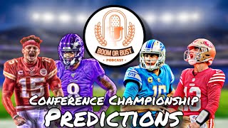 Battle of Top Dogs Cats amp the next GOAT 👀 Boom or Bust Conference Championship Game Predictions [upl. by Adnal338]