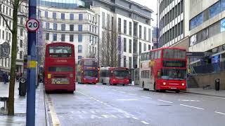 BUSES IN BIRMINGHAM JAN 2018 [upl. by Keppel]